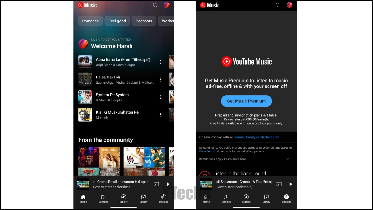10+ Meilleures Applications Musicales pour Android pour Élever l'Expérience d'Écoute 3 YouTube Music