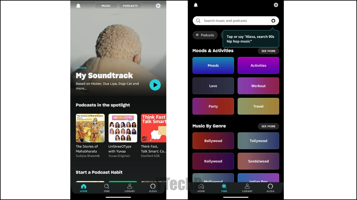 10+ Meilleures Applications Musicales pour Android pour Élever l'Expérience d'Écoute 5 Amazon Music