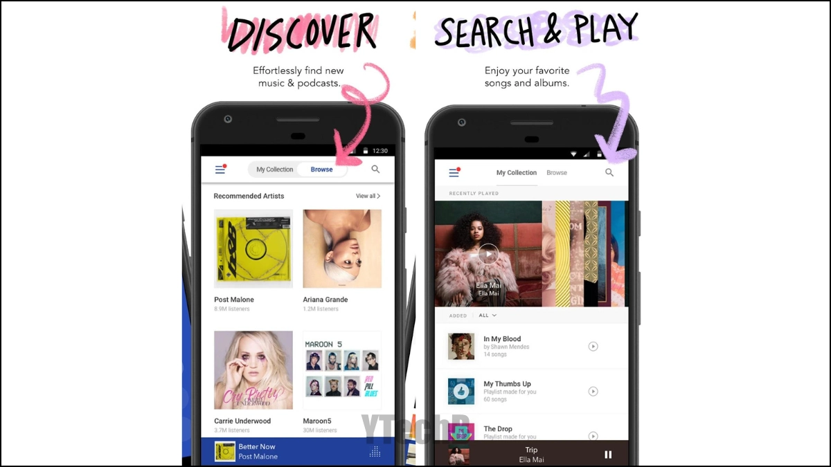 10+ Meilleures Applications Musicales pour Android pour Élever l'Expérience d'Écoute 10 Pandora