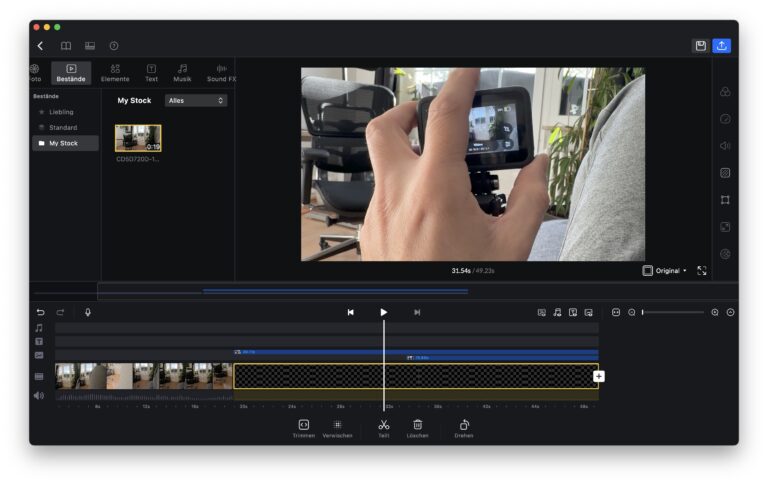 Montage vidéo sur MacOS : Atteindre le bonheur avec 4 applications gratuites 3 VN VlogNow Mac Videoschnitt App