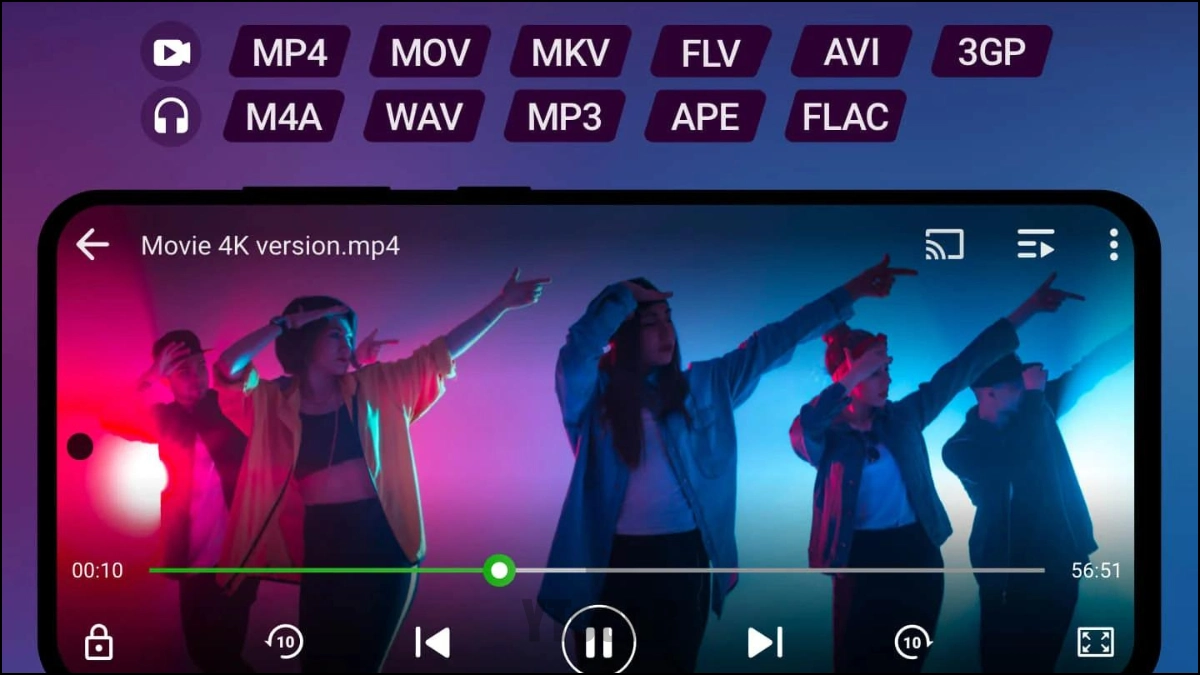 10+ Meilleures Applications de Lecteur Vidéo Pour Android pour un Streaming Ultra-fluide 6 Video Player All Format