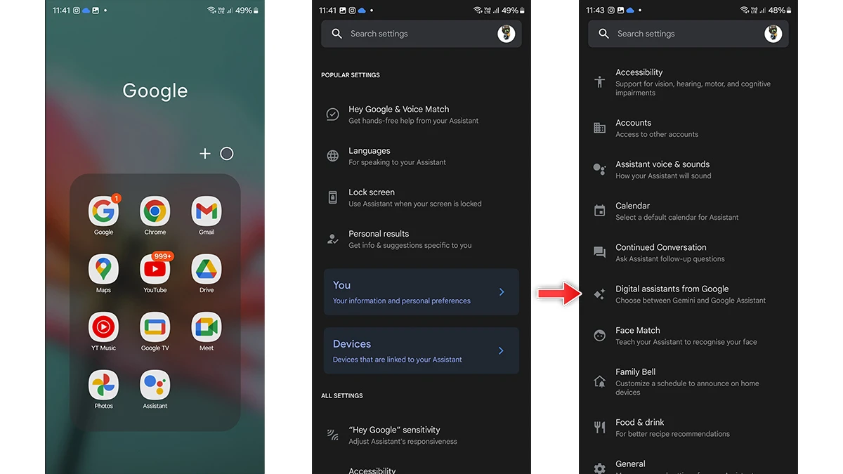 Comment passer facilement de Google Gemini à Google Assistant 4 Comment passer facilement de Google Gemini à Google Assistant