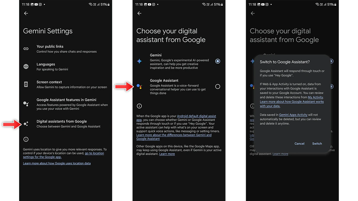 Comment passer facilement de Google Gemini à Google Assistant 3 Comment passer facilement de Google Gemini à Google Assistant
