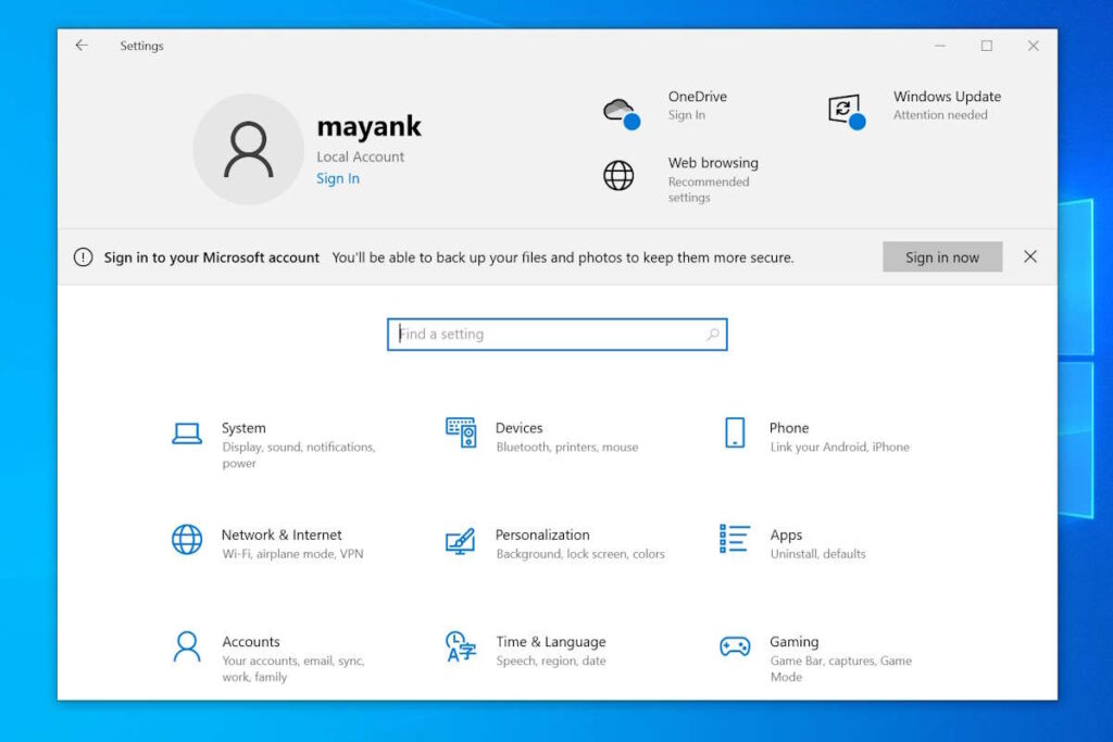 Microsoft commencera à avertir les utilisateurs de Windows 10 d'abandonner les comptes locaux 3 Alertes de compte local Windows 10 Microsoft