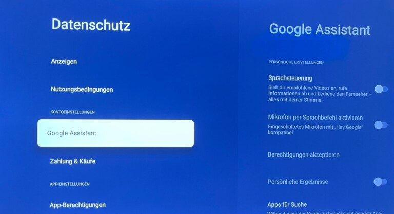 Google Assistant mikrofon deaktivieren
