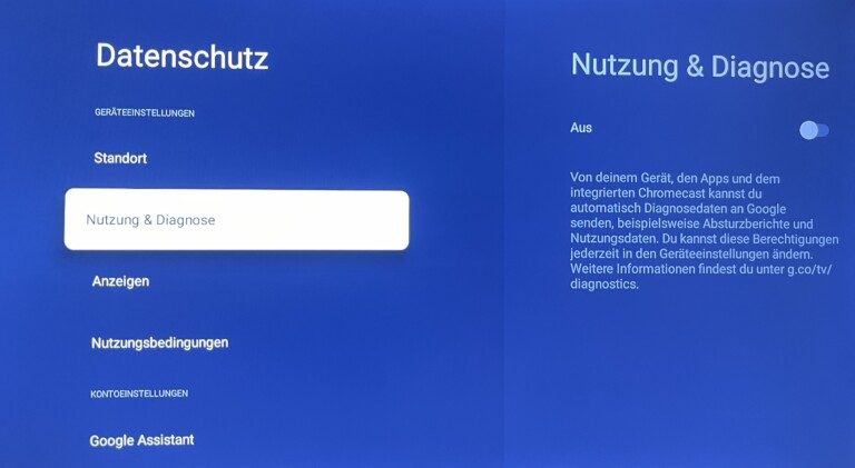 Datenschutz Smart TV verbessern