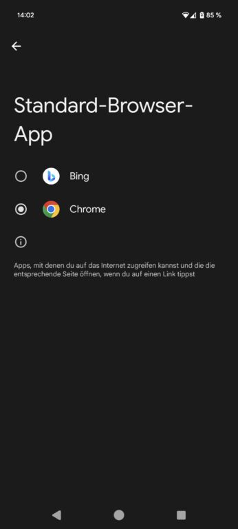 Android : Comment modifier le navigateur et le moteur de recherche par défaut 6 Screenshot 20240425 140259