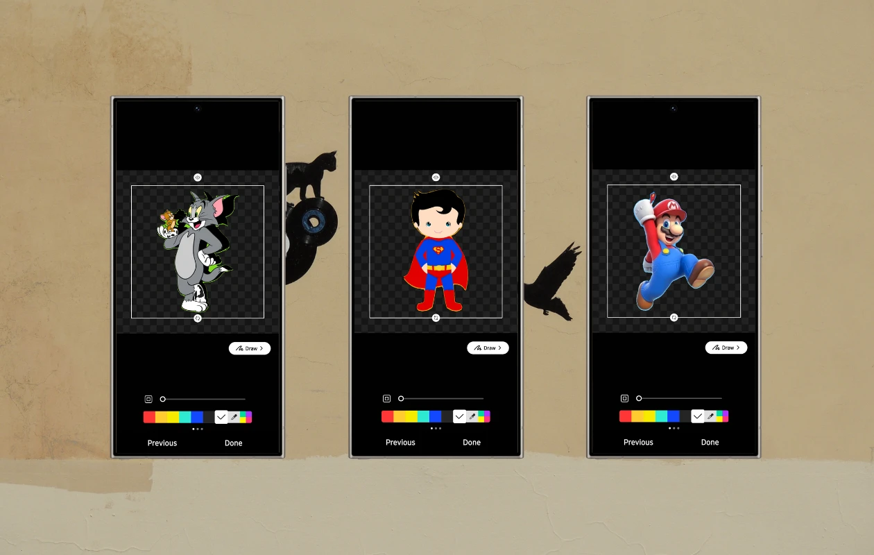 Create custom stickers on Samsung phones