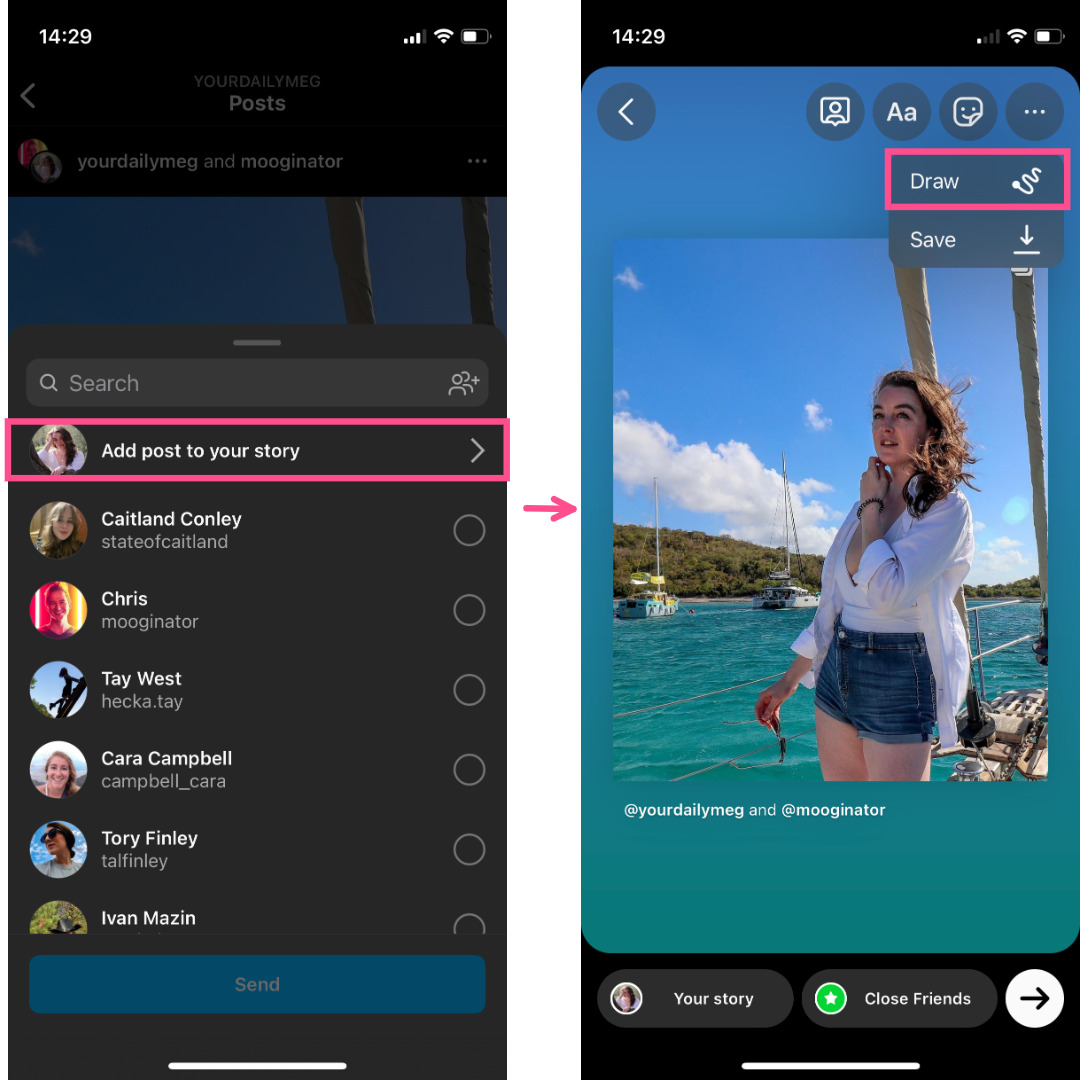 Comment changer la couleur d'arrière-plan sur une storie Instagram 10 1714385017 991 Comment changer la couleur darriere plan sur une storie Instagram