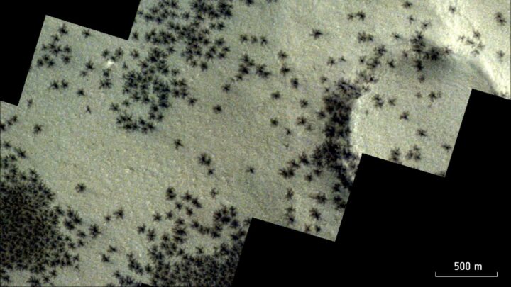 La sonde de l'ESA photographie "des araignées" à la surface de Mars 3 1714430659 673 La sonde de lESA photographie des araignees a la surface