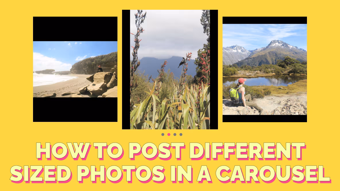How to Post Images with Different Sizes on Instagram