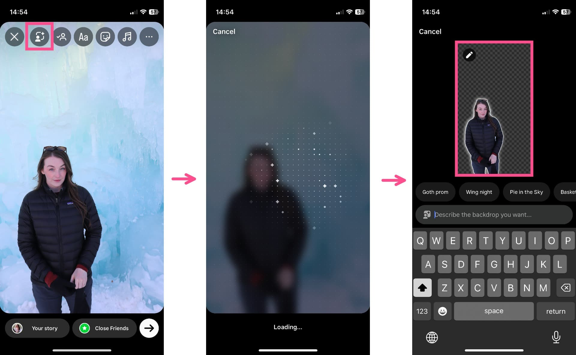 Comment changer la couleur d'arrière-plan sur une storie Instagram 7 Comment changer la couleur darriere plan sur une storie Instagram