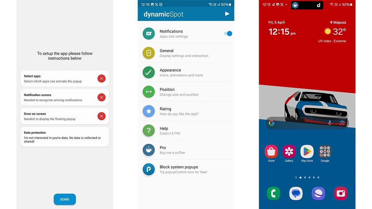 Comment obtenir l'île dynamique de l'iPhone sur votre smartphone Android 2 Comment obtenir Dynamic Island sur votre Android
