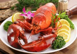 Un astice bollito vivo