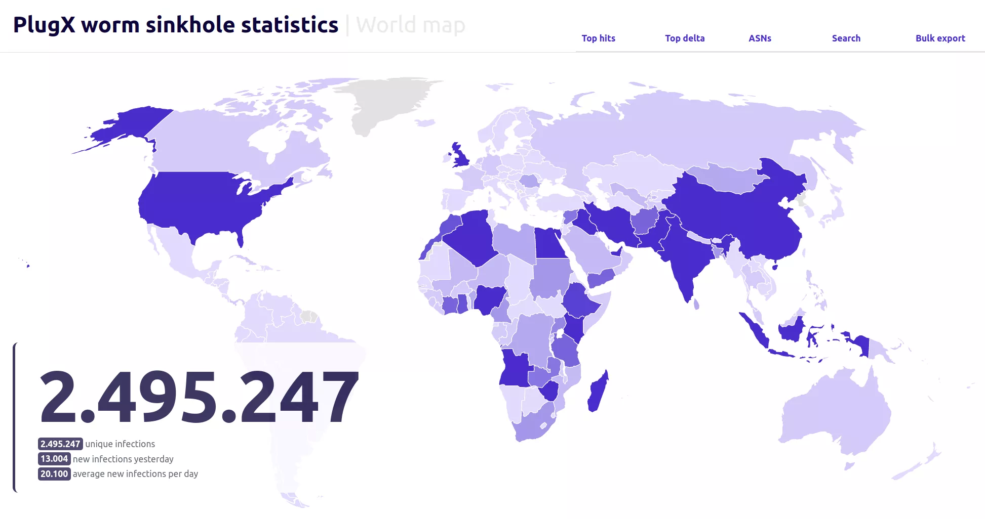 Des millions d'appareils toujours vulnérables au ver USB abandonné continue de se propager dans le monde 2 Des millions dappareils toujours vulnerables au ver USB abandonne continue