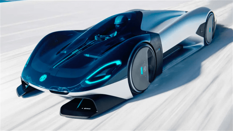 La MG EXE181 : Concept Révolutionnaire de Vitesse et d'Aérodynamisme 1 Vient de présenter une voiture futuriste si rapide qu'elle 'vole'. Tu ne pourras jamais l'acheter