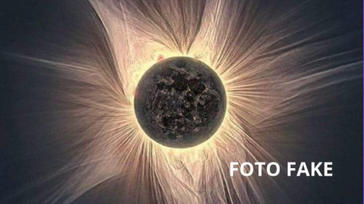 La véritable histoire de l'image "plus belle que l'éclipse" : ce n'est même pas une vraie photo 2 X | La photo fausse de l'éclipse du 8 avril 2024 depuis le compte de @Jerry Avenaim