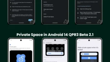 L'option Espace Privé d'Android 15 repérée en action 4 Fonctionnalité Espace privé d'Android 15