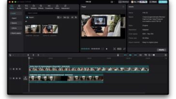 Montage vidéo sur MacOS : Atteindre le bonheur avec 4 applications gratuites 12 CapCut for Mac Videoschnitt App