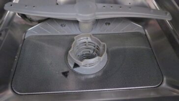 Comment nettoyer un lave-vaisselle : expliqué étape par étape 15 Filtre dans le lave-vaisselle