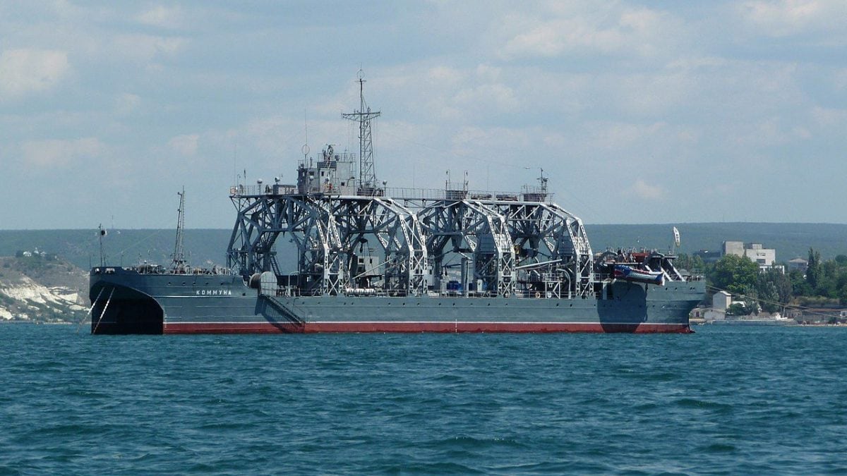 Qu'est-ce que la Kommuna, le navire de sauvetage russe historique touché par Kiev en Crimée 2 La Kommuna. Crédit: Wikipedia