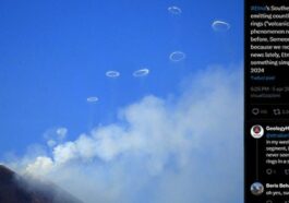 Qu'est-ce que les "anneaux de fumée" sur l'Etna, l'explication du phénomène 9 Les "anneaux de fumée" émis par l'Etna / Crédit : Boris Behncke