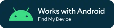 Réseau de localisation d'appareils de Google: Comment l'utiliser + ce qui est possible 2 Badge Works With Android de Google pour la compatibilité avec le réseau Trouver mon appareil