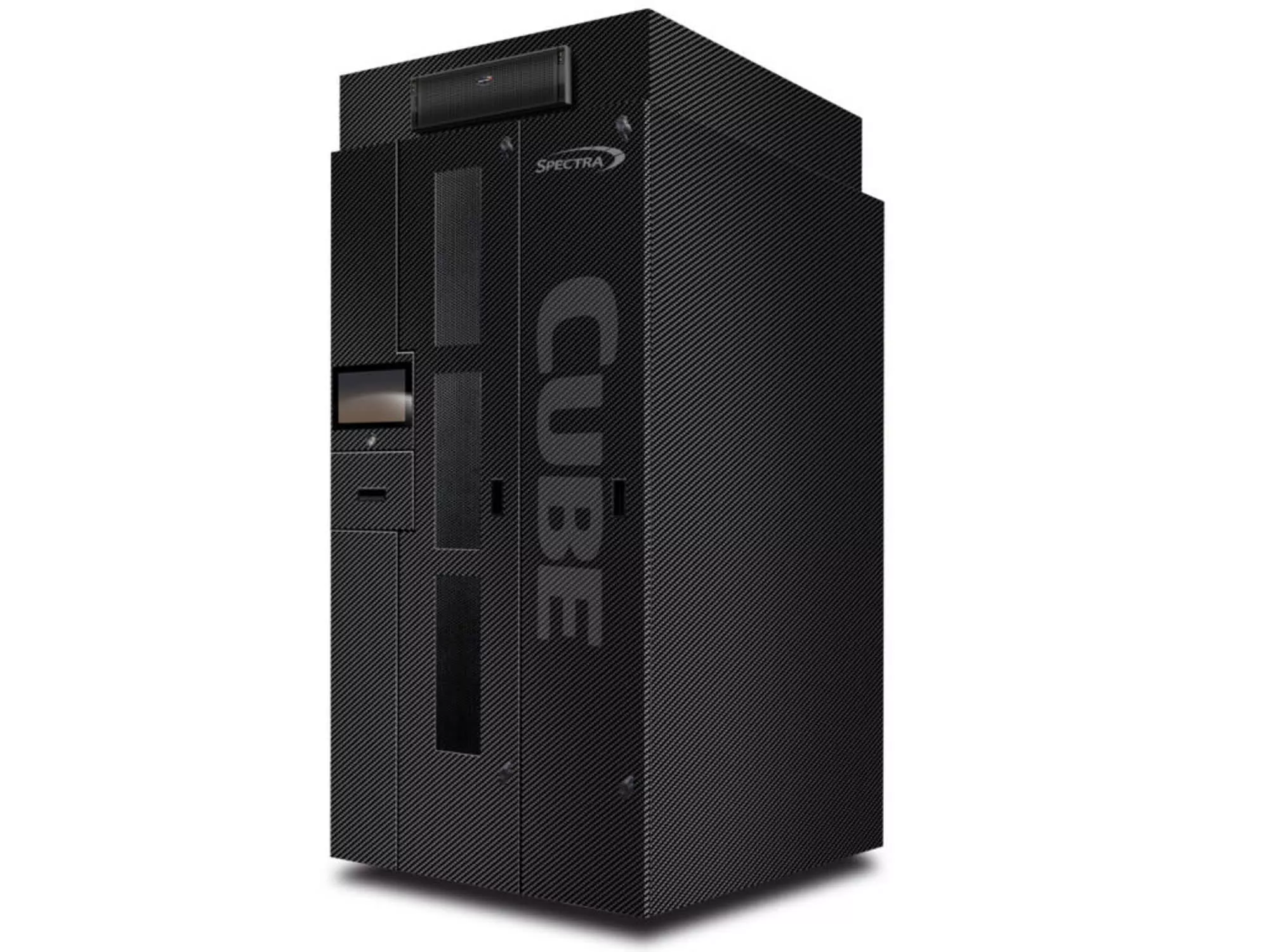 Spectra Cube offre jusqu'à 75 pétaoctets de capacité de stockage sur bande optimisée pour le cloud 2 Spectra Cube offre jusqua 75 petaoctets de capacite de stockage