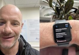 Un cycliste pris dans une tempête subit un accident et est « sauvé » par la détection de chute de l'Apple Watch