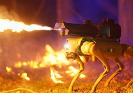 Vous pouvez désormais inquiéter vos amis avec ce chien robot équipé d'un lance-flammes à 9 420 $