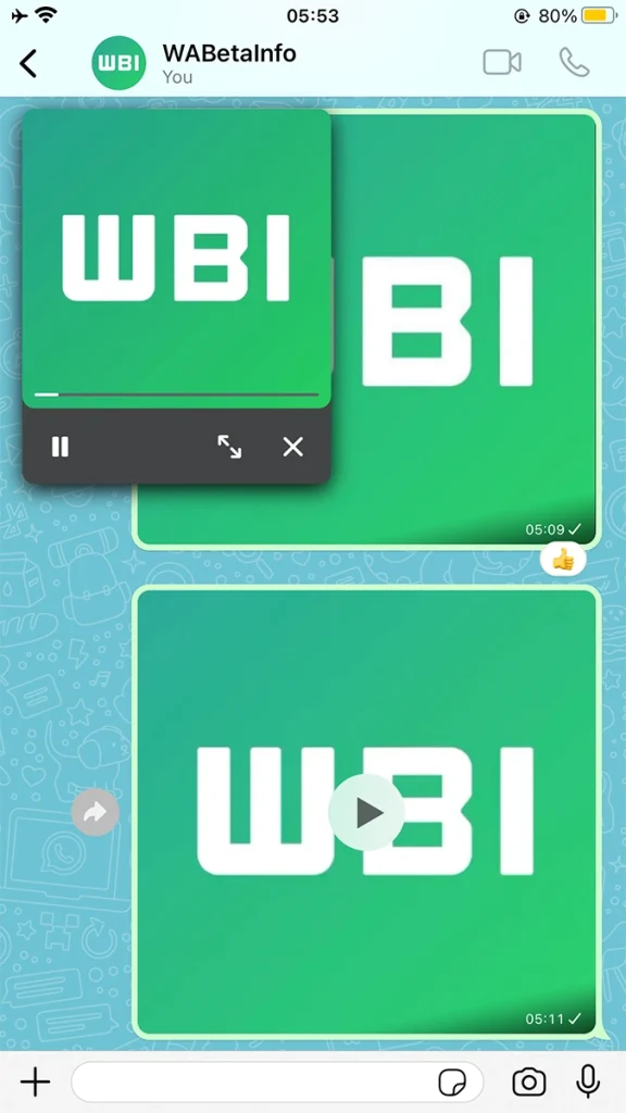 WhatsApp travaille sur le mode PiP pour les vidéos 2 PiP Mode coming to WhatsApp