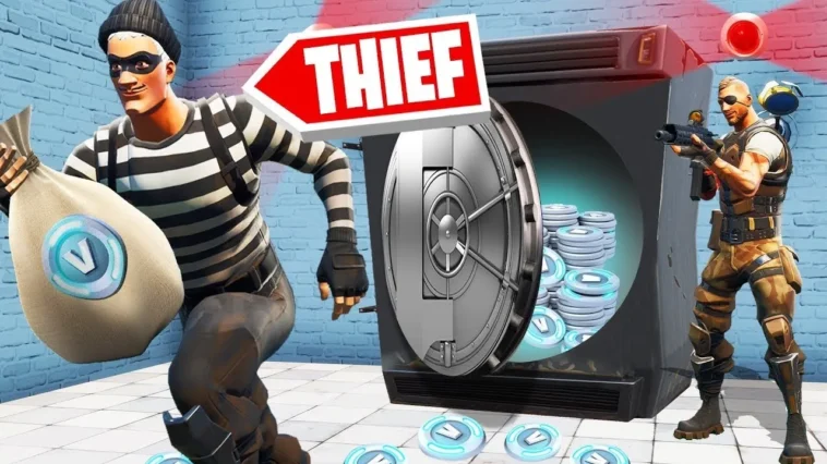 Si vous recevez ce message dans Fortnite : c'est une arnaque pour vous voler vos données 1 Fortnite Thief Voleur