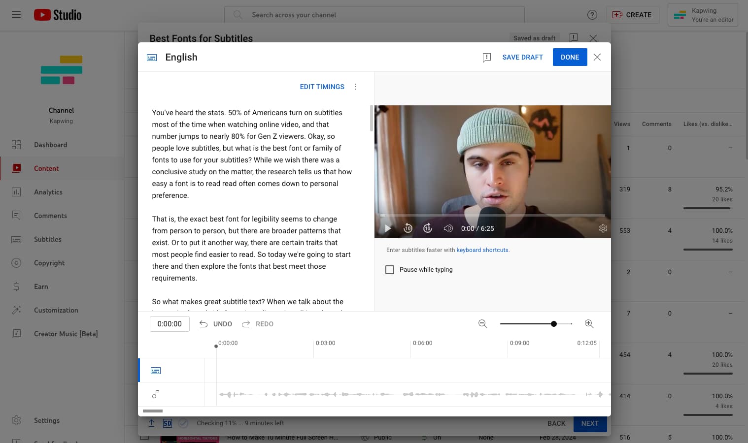 Comment ajouter des sous-titres à n'importe quelle vidéo YouTube en 4 étapes faciles 21 1714590655 425 Comment ajouter des sous titres a nimporte quelle video YouTube en