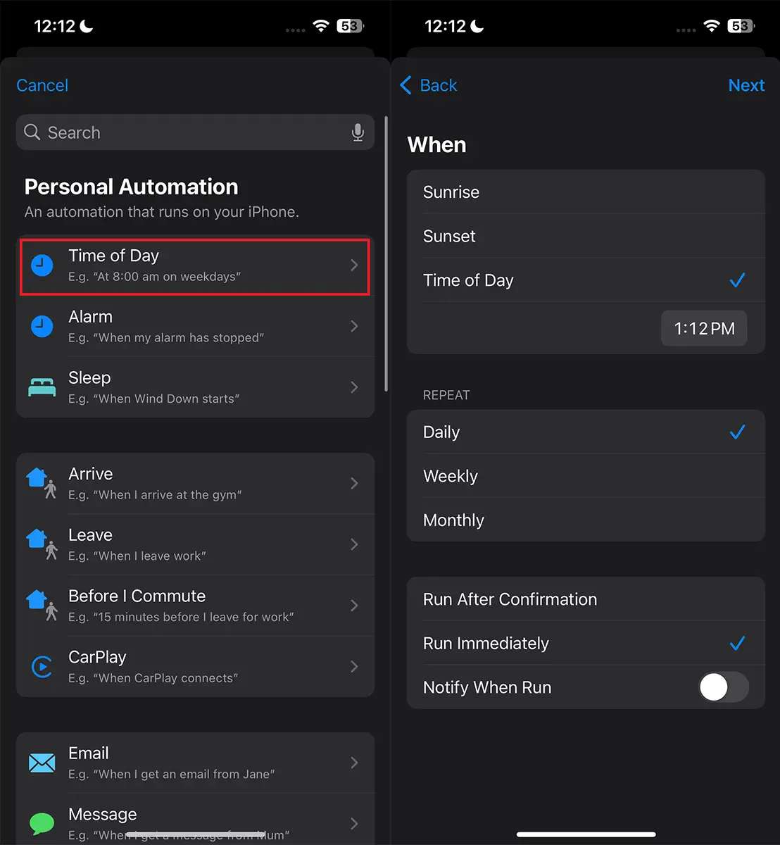 Meilleures automatisations de raccourcis iPhone
