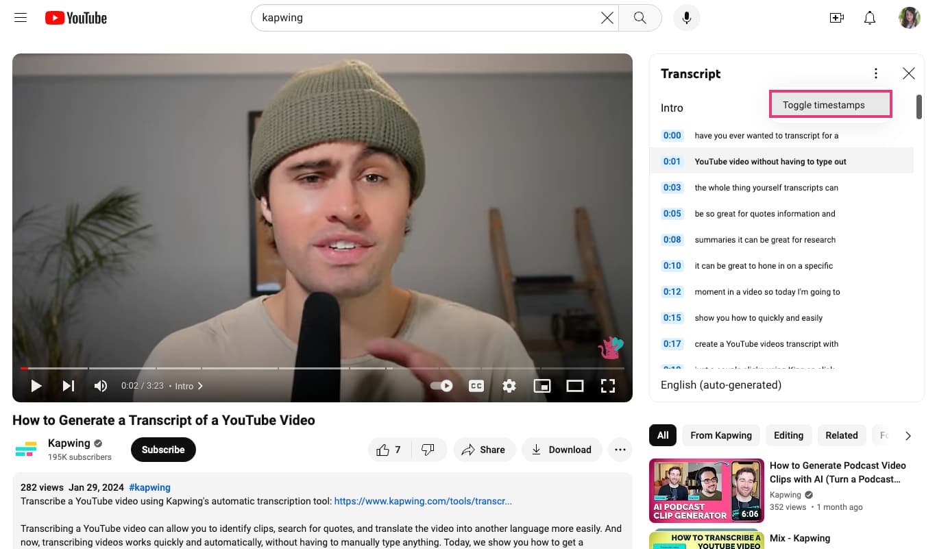 Comment transcrire des vidéos YouTube : Guide 2024 5 1714713837 571 Comment transcrire des videos YouTube Guide 2024