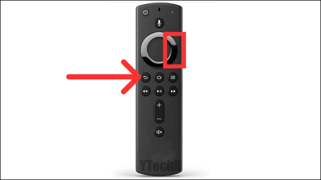L'écran d'accueil de Fire Stick ne se charge pas - Vous devriez essayer ces 11 solutions 7 Boutons Retour et Navigation droit de la télécommande Firestick