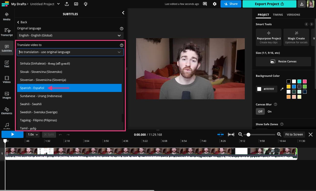 Comment traduire les vidéos YouTube (sous-titrage et doublage) 12 1714989795 115 Comment traduire les videos YouTube sous titrage et doublage