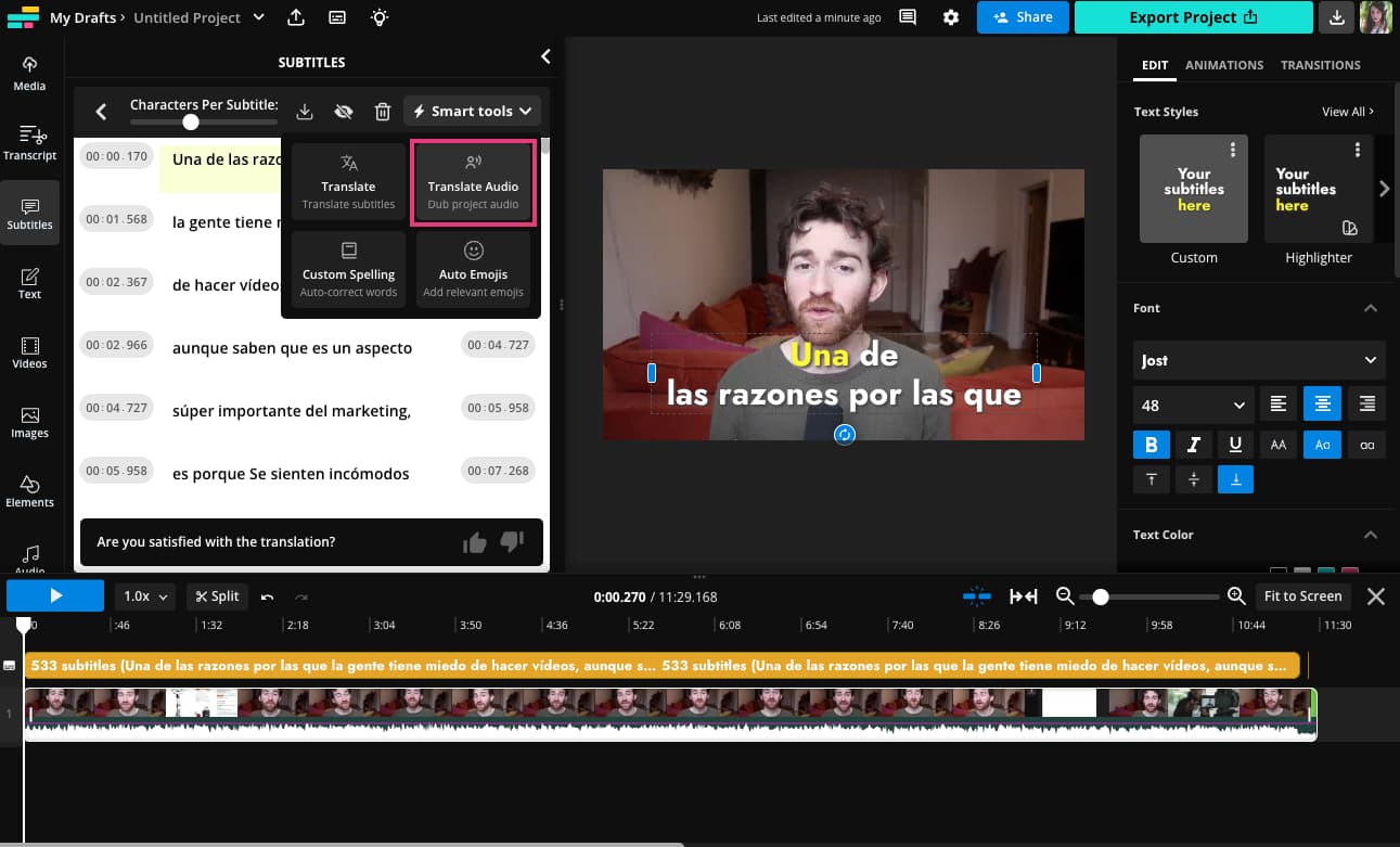 Comment traduire les vidéos YouTube (sous-titrage et doublage) 15 1714989797 483 Comment traduire les videos YouTube sous titrage et doublage