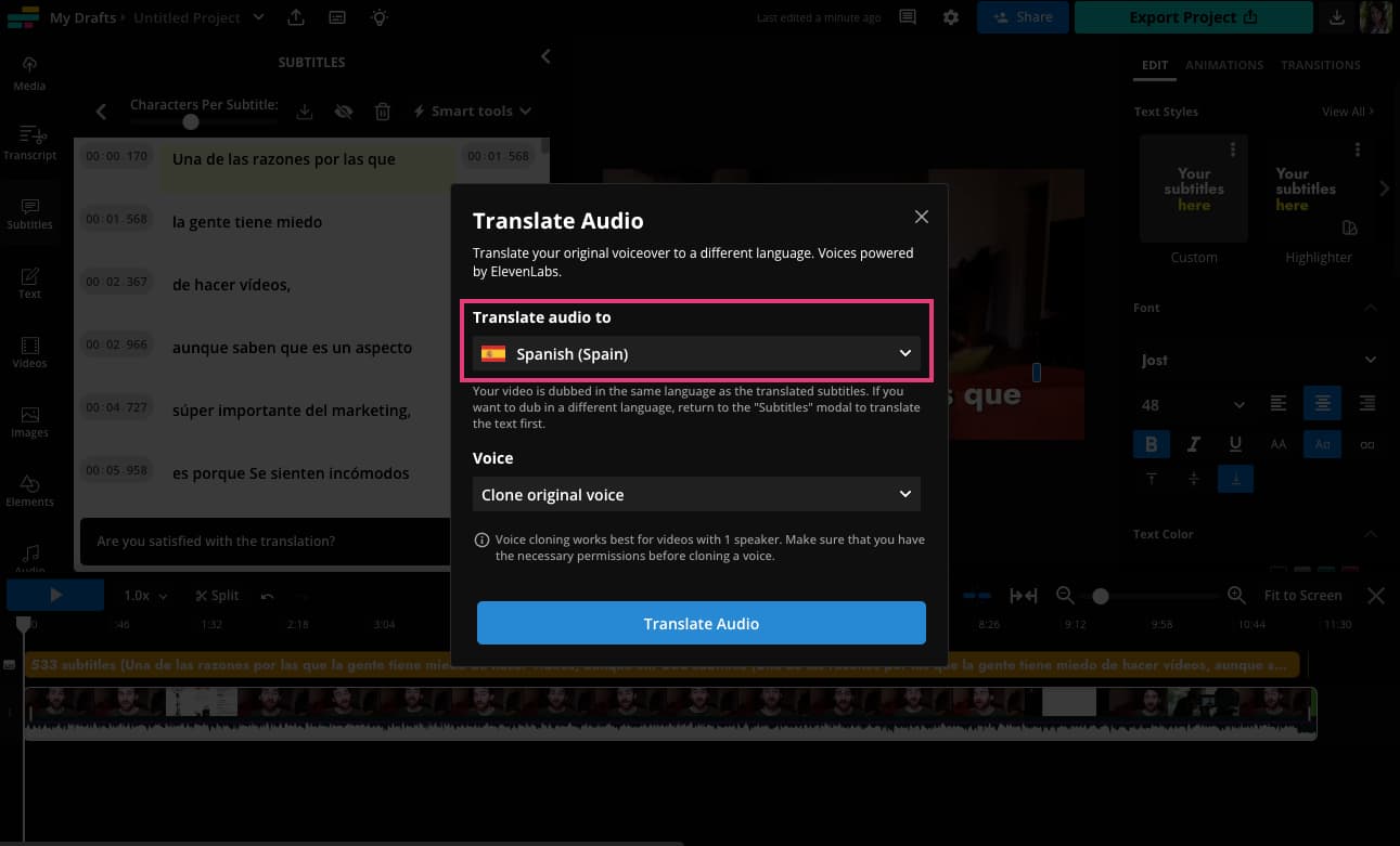 Comment traduire les vidéos YouTube (sous-titrage et doublage) 16 1714989797 947 Comment traduire les videos YouTube sous titrage et doublage