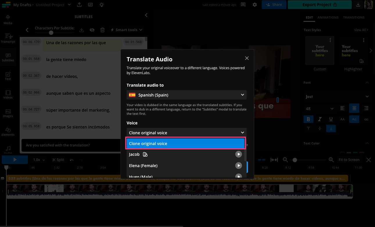 Comment traduire les vidéos YouTube (sous-titrage et doublage) 17 1714989798 141 Comment traduire les videos YouTube sous titrage et doublage
