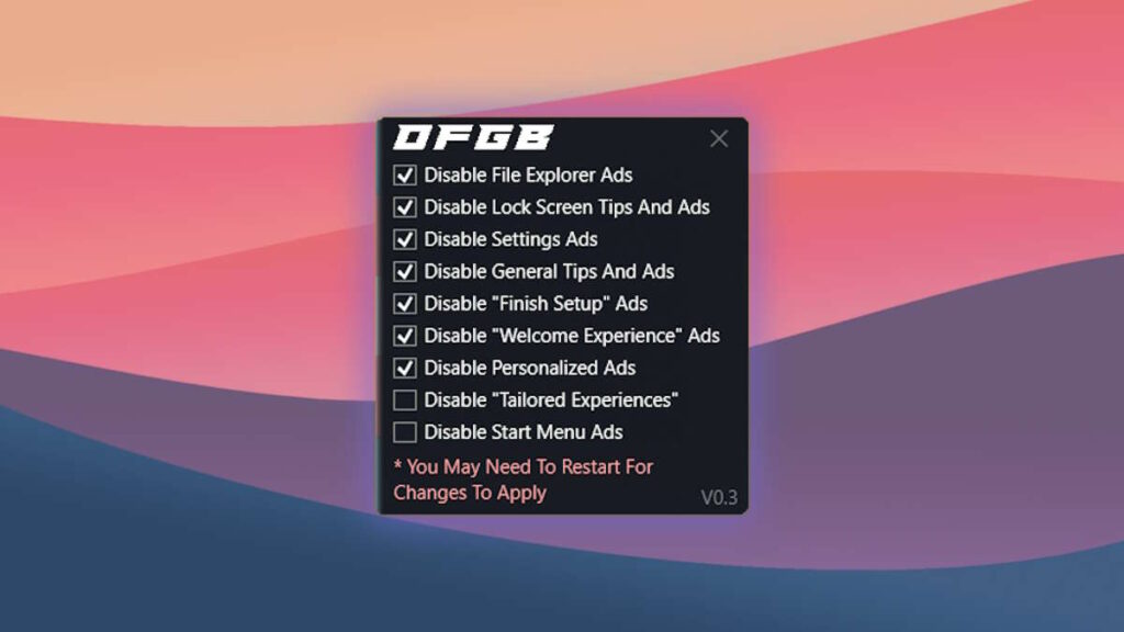 Marre de la publicité sur Windows 11 ? Cette application vous aide à mettre fin à ce problème 3 Windows 11 faisant la publicité de l'application Microsoft OFGB