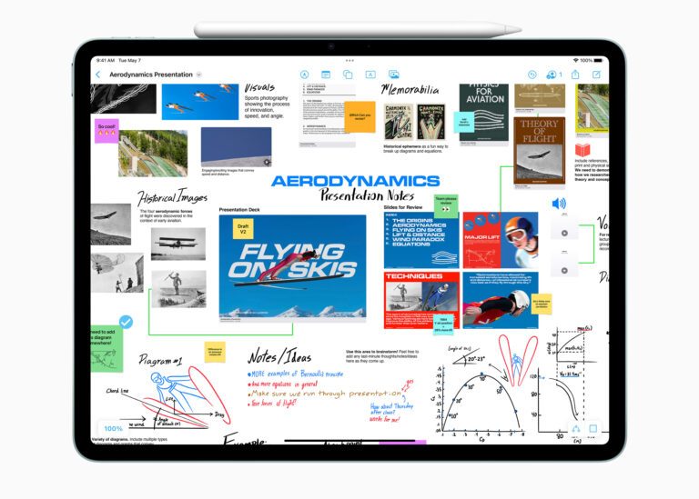 Les nouveaux iPad d'Apple et le M4 : Tout est prêt pour la révolution de l'IA 6 Apple iPad Air Freeform 240507