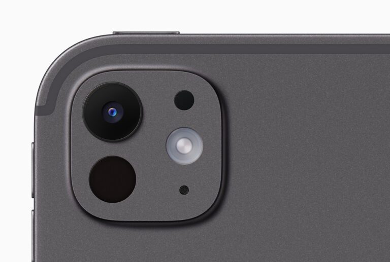 Les nouveaux iPad d'Apple et le M4 : Tout est prêt pour la révolution de l'IA 4 Kamera des iPad Pro mit Lidar-Sensor (Bild: Apple)
