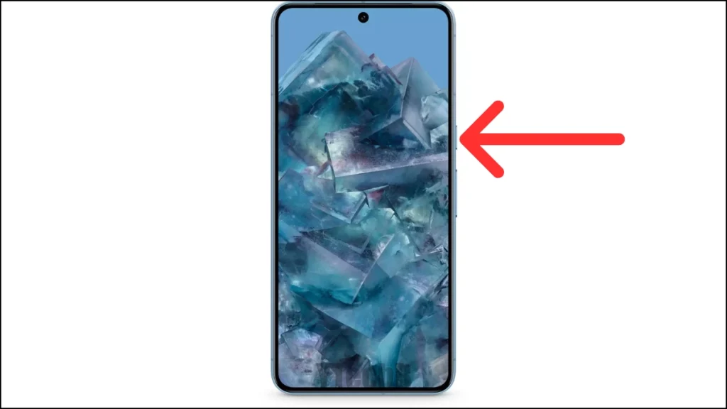 Bouton d'alimentation du téléphone Pixel
