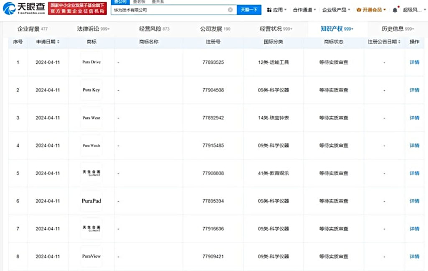 Le Pura70 n'était que le début : HUAWEI prévoit d'utiliser la marque Pura sur d'autres produits 3 Liste de la marque Pura HUAWEI