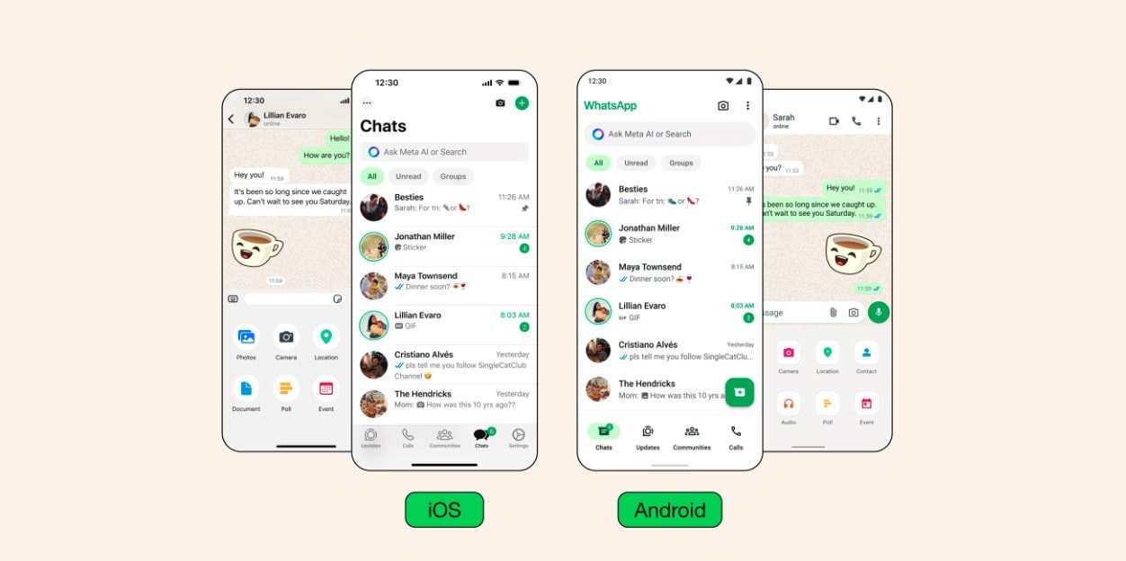WhatsApp a une nouvelle fonctionnalité : qu'est-ce que le mode "plus sombre" qui arrive sur les téléphones 3 WABETAINFO | Cosa cambia sui dispositivi iOs e Android