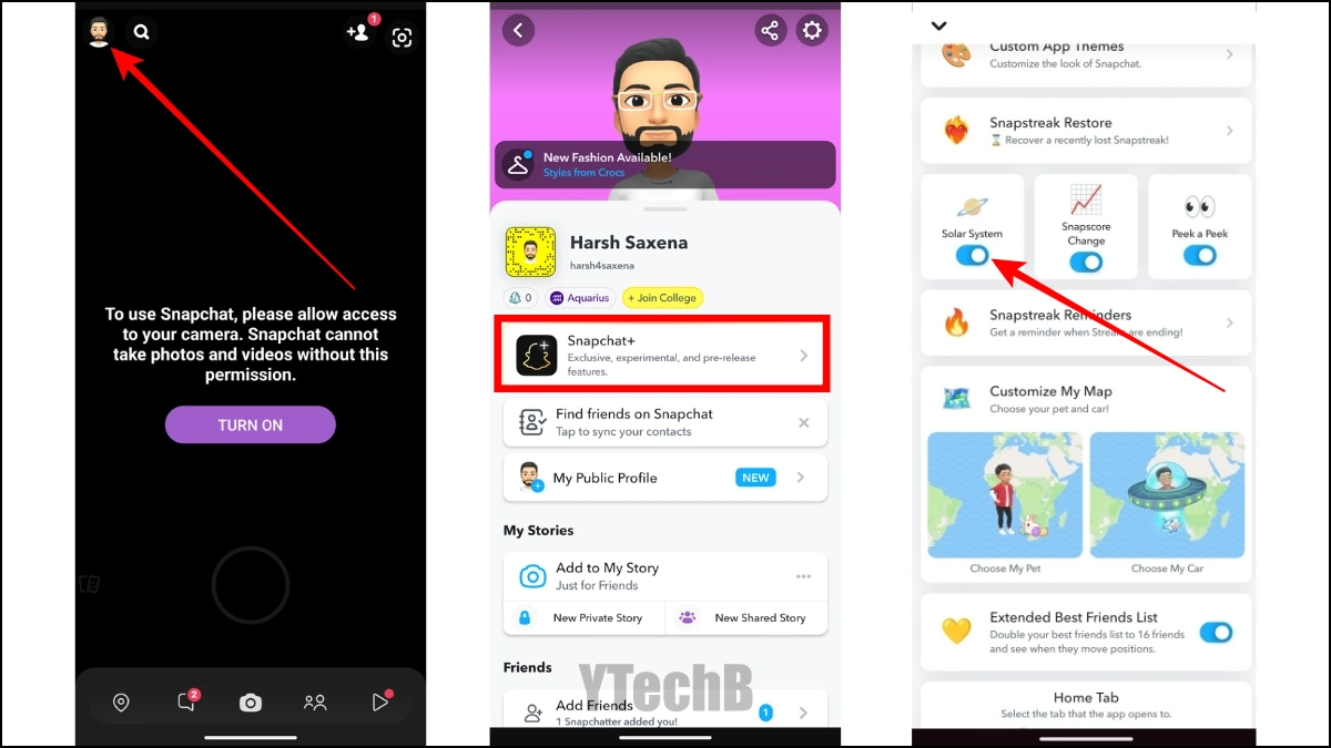 Comment activer le système solaire sur Snapchat 4 Comment désactiver le système solaire des amis de Snapchat ?
