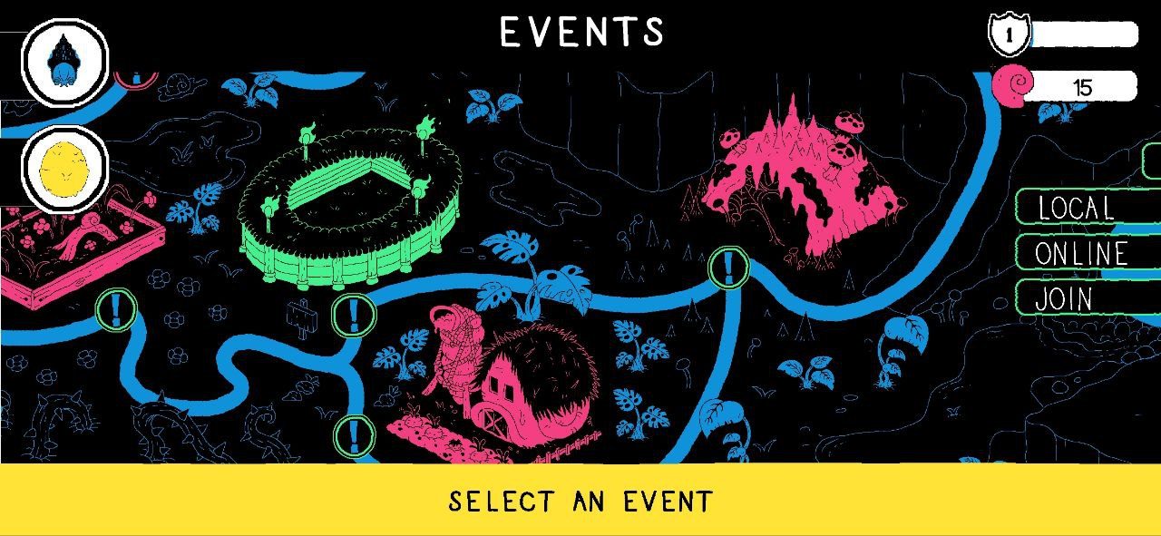 Un jeu vidéo italien où 100 joueurs se défient lors d'une course d'escargots : préparez-vous pour Caracoles 4 CARACOLES | Le monde très coloré du jeu, avec les parcours à débloquer.