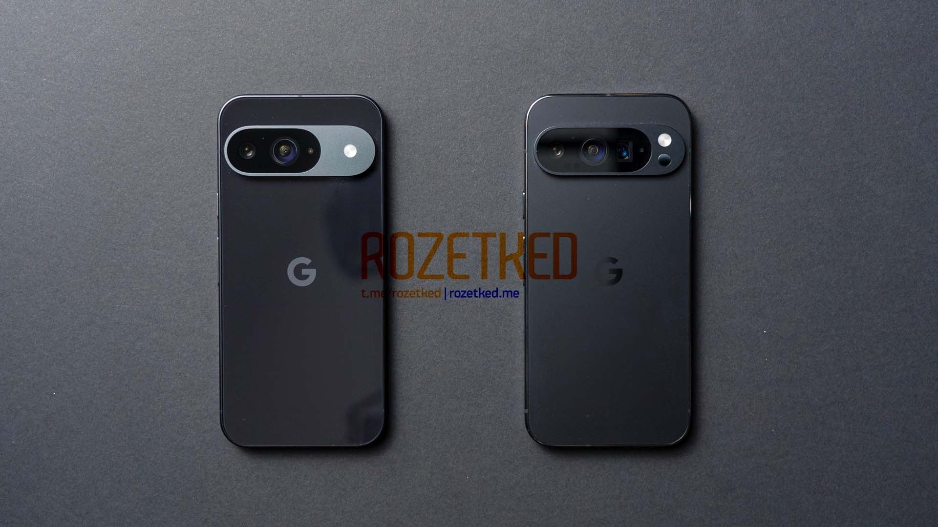 La gamme Google Pixel 9 est entièrement filtrée en images réelles