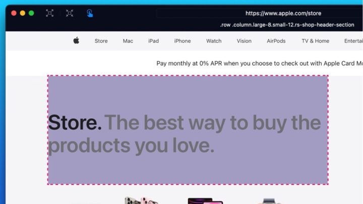 Les journaux britanniques disent à Apple que sa « désactivation de la publicité » mettra le journalisme en danger 3 Illustration de Safari permettant de supprimer une partie de la page web